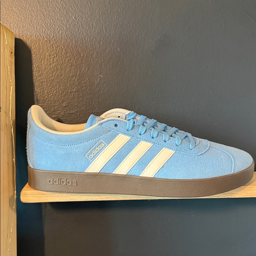 adidas Blue and Cream Sneakers